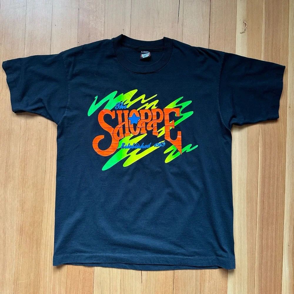 The Shoppe Band Vintage Tshirt Mens XL 90s Made in USA Country Music - Picture 1 of 5